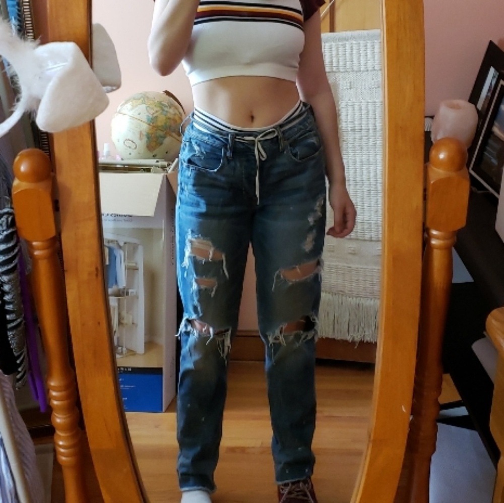 Ripped Mom jeans